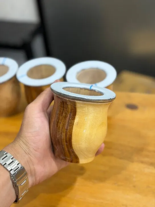 Mate Algarrobo Camionero Acero Laqueado