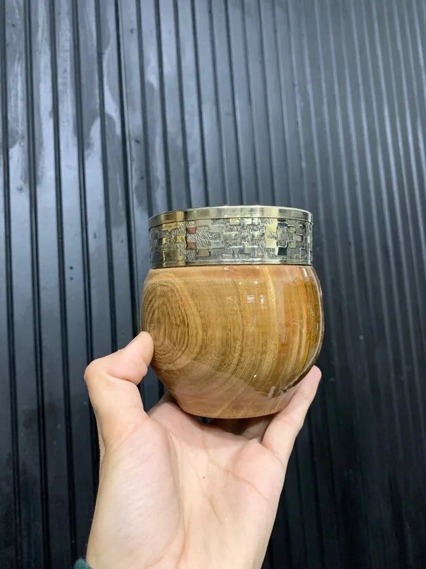 Mate Algarrobo Imperial Alpaca