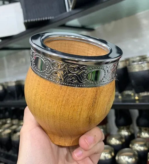 Mate Algarrobo Imperial Acero