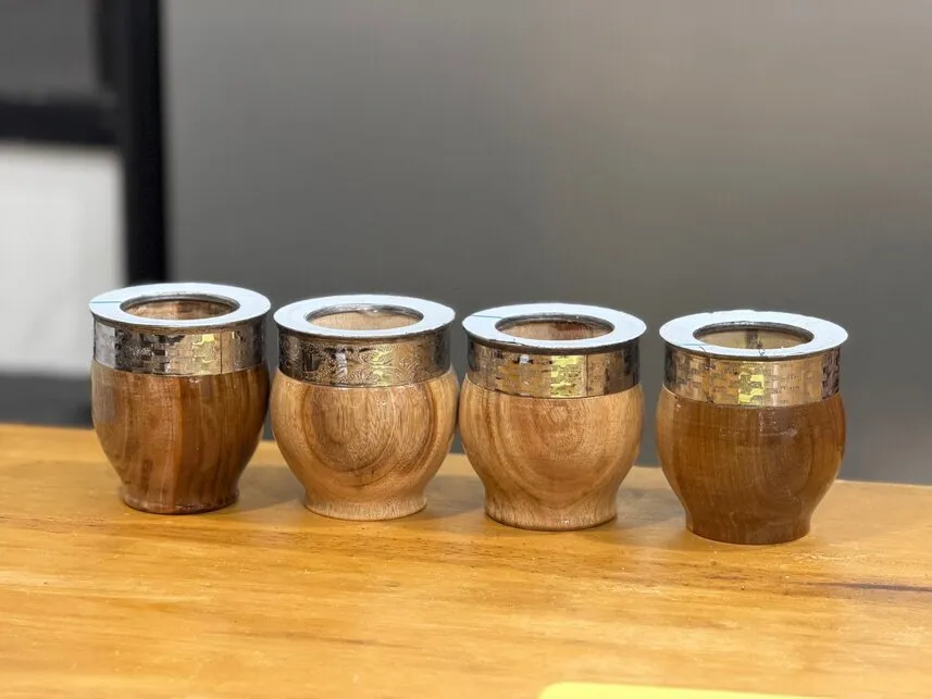 Mate Algarrobo Imperial Acero Laqueado — foto 2 de 2