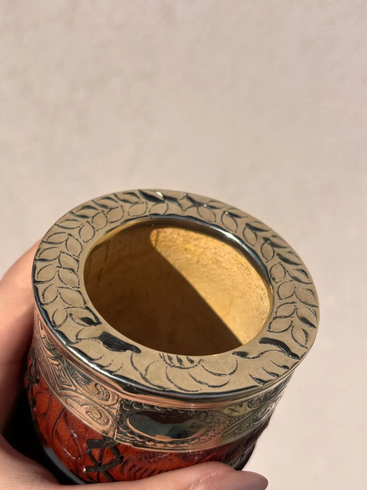 Mate imperial criollo repujado y cincelado con apoyo — foto 4 de 4